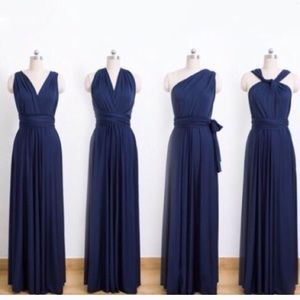 Lulu’s Navy convertible Dress